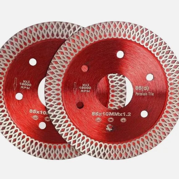 4 inch Tile Cutter Diamond Saw Blades 2 Ceramic Cutting Disc Wheels for Marble - Picture 5 of 5